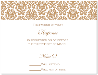 Minji's Wedding Invitation Reception and RSVP Cards
