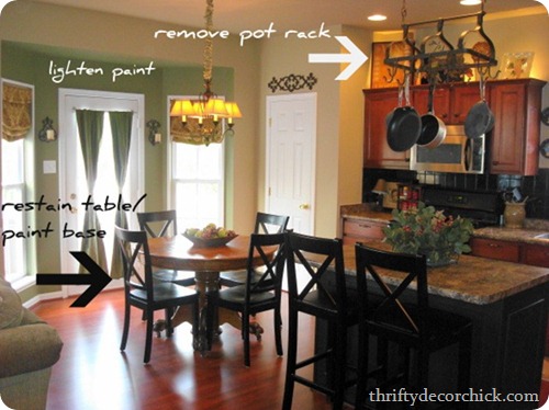 black backsplash, wood cabinets