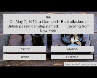 The correct answer is Lusitania.