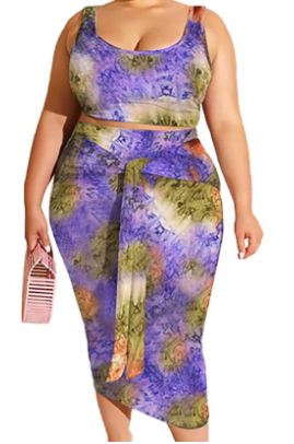 Plus Size Skirt Sets - Plus Size Skirt Sets Women ( 2 Piece Outfits ) Wedding---Dress