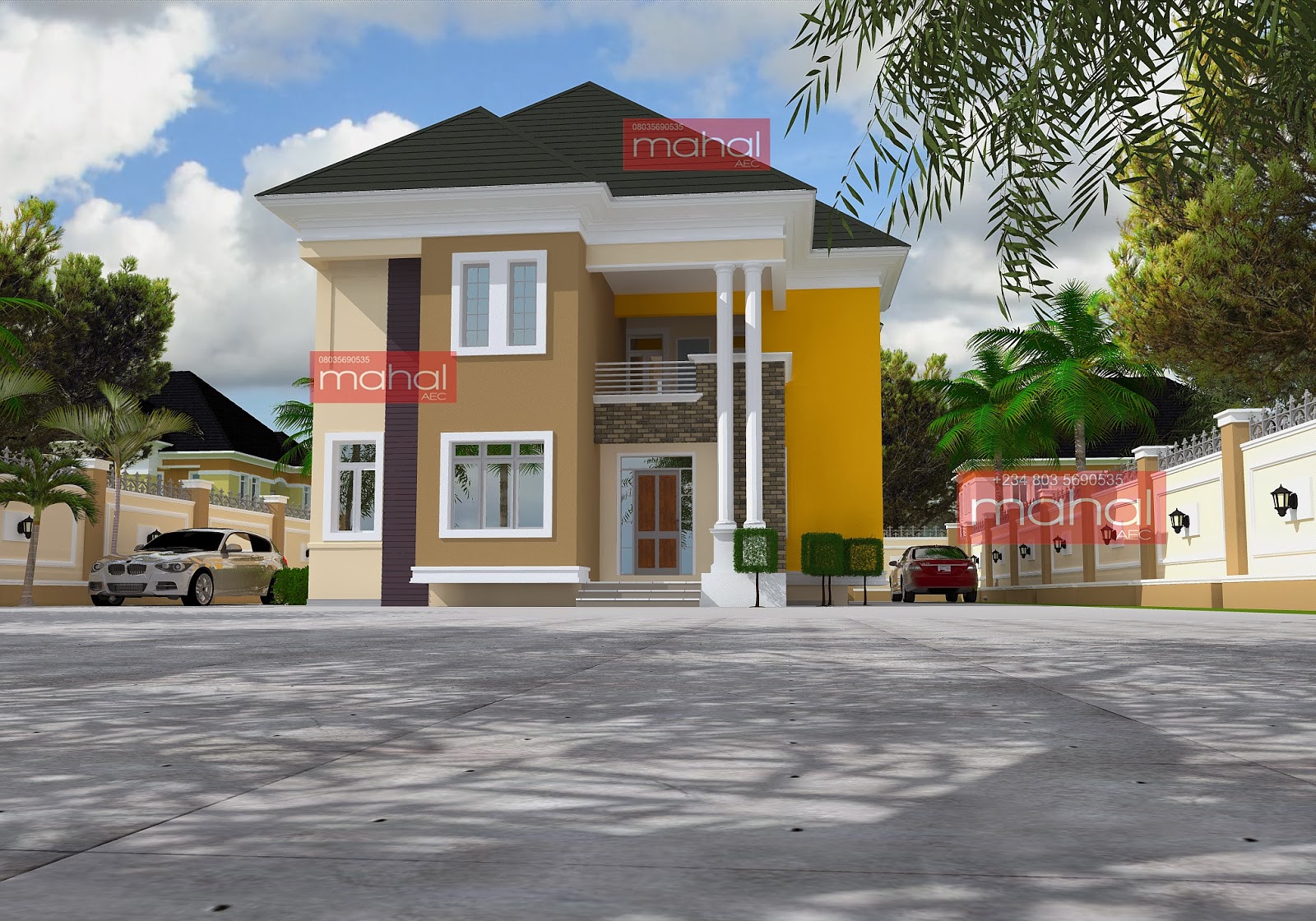 Contemporary Nigerian Residential Architecture 4  Bedroom  