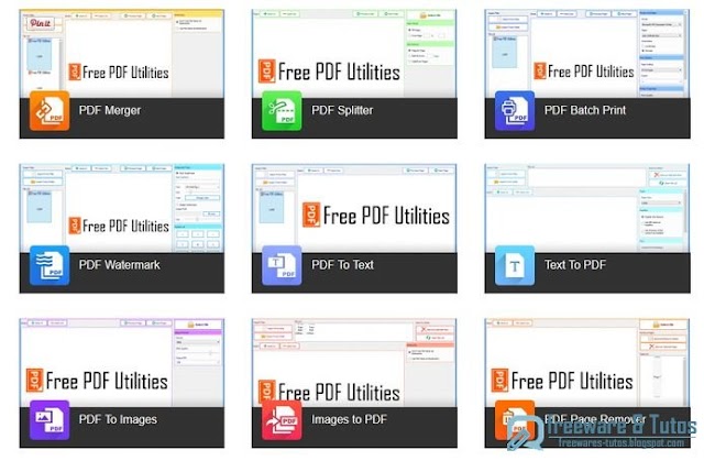 Free PDF Utilities : 15 logiciels gratuits pour le format PDF