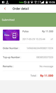 Bukti Pembayaran Money Locker Dapat Pulsa Gratis