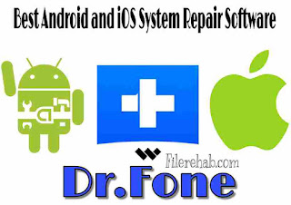 Dr Fone Wondershare is the best Android and iOS system repair software that fixes issues on both Android and iOS devices