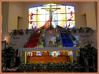 Beautiful inside of the Church of The Divine Mercy in Shah Alam