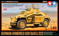 Tamiya 1/48 GERMAN ARMORED CAR SD.KFZ.222 (89777) Color Guide & Paint Conversion Chart　