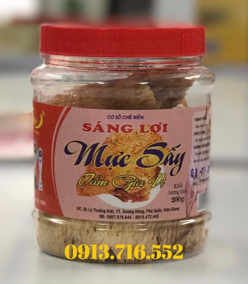 Mực sấy tẩm gia vị