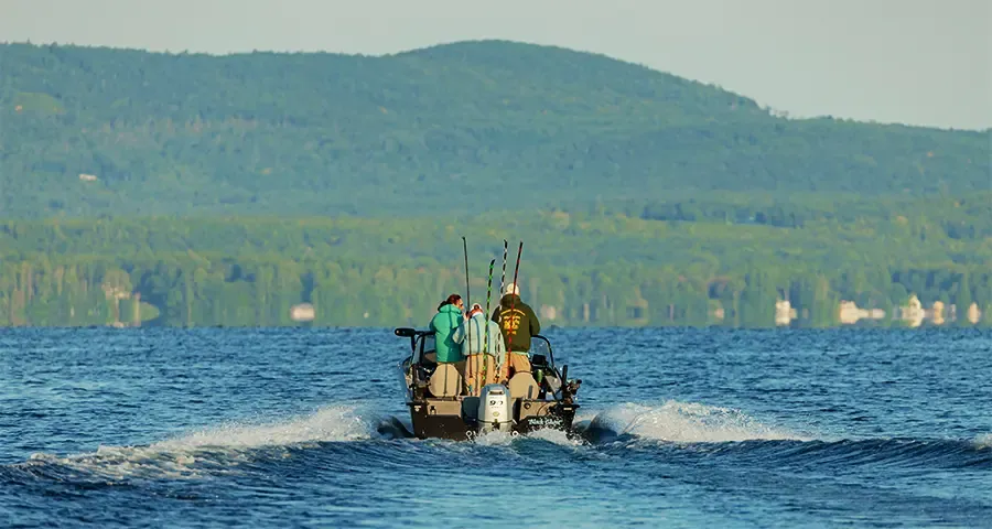 Fishing Sebago Lake