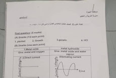  نموذج اجابة امتحان العلوم لغات للصف الثالث الاعدادي الترم الثانى 2019 محافظة الجيزة