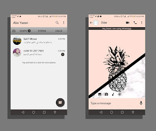 Pineapple Theme For YOWhatsApp & Fouad WhatsApp By Ameen