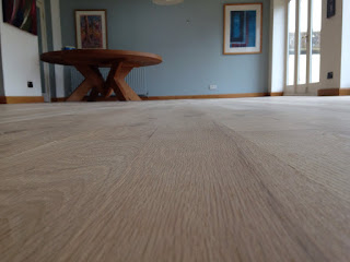 Beautifully sanded oak floorboards