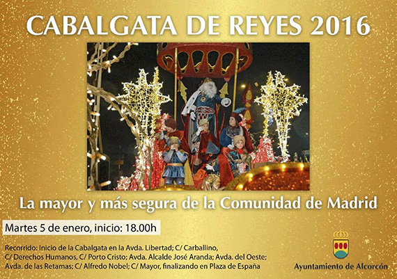 Cabalgata de Reyes 2016 en Alcorcón