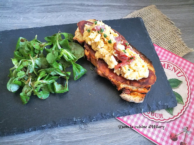 Ma tartine Andalouse - Dans la cuisine d'Hilary