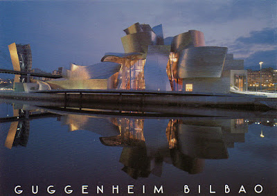 postal, museo, Guggenheim, Bilbao