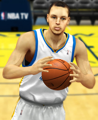 NBA 2K13 Stephen Curry Cyberface Patches