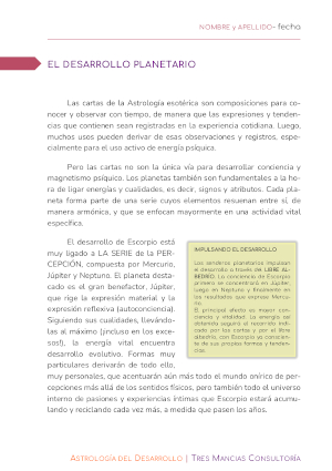 Astrología del Desarrollo: conciencia, vitalidad y magnetismo. Tres Mancias Consultoría