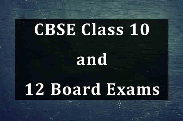 CBSE Class 10 and 12 Board Exam 2021-22 Term 1 Date Sheet Released