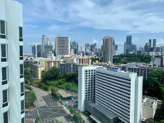 City view with Miramar hotel on bottom-right