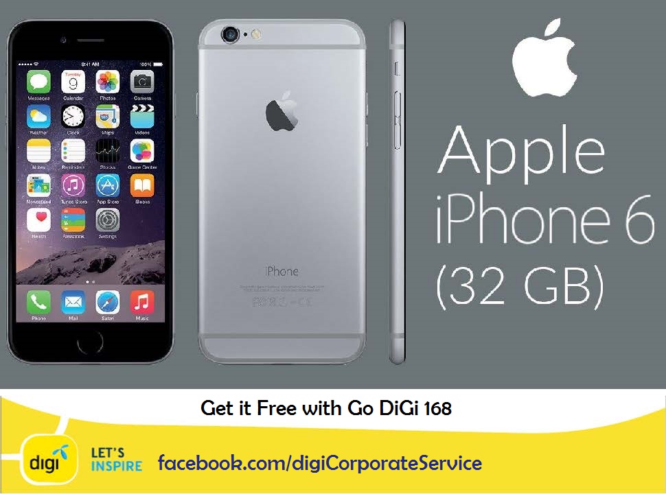 DiGi Corporate Business Plan Info: FREE Apple iPhone 6 ...