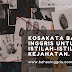 Kosakata bahasa Inggris untuk istilah-istilah kejahatan.