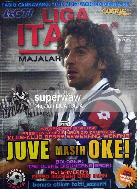 Del Piero Magazine Cover Juventus