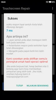 cara kalibrasi layar samsung