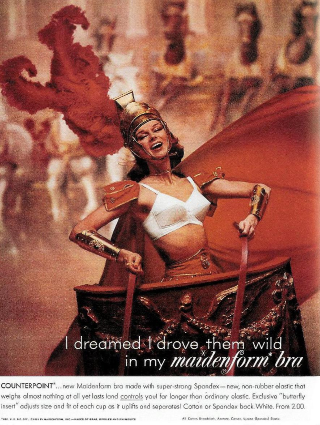 I Dreamed” Maidenform Bra Ad Campaign From the Mid-20th Century