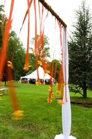 wedding ceremonies with lighted arches