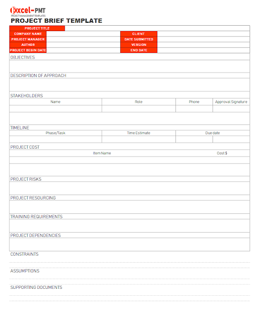 Project Brief Template