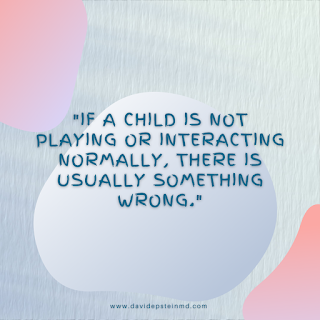 If a child is not playing or interacting normally, there is usually something wrong. #pediatrics #pediatrician #children
