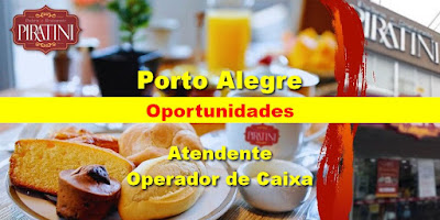 Padaria abre vagas para Atendente e Operador de Caixa em Porto Alegre