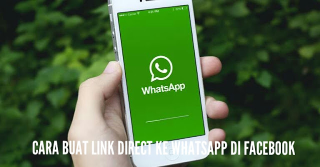 Cara Buat Link Direct Ke Whatsapp Di Facebook Dengan Wasap.my 