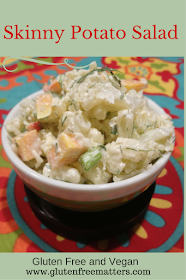 Skinny potato salad alternative in a bowl