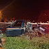 COM IMAGENS - ACIDENTE NA PR-090, NO TREVO DA 'COPASA', EM ASSAÍ