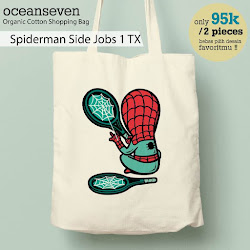 OceanSeven_Shopping Bag_Tas Belanja__Fun Cartoon_Spiderman Side Jobs 1 TX