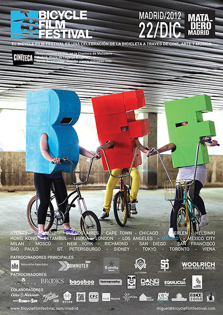 Madrid Bicycle Film Festival. Festival sobre el mundo de la bicicleta en Matadero Madrid