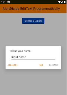 AlertDialog EditText programmatically