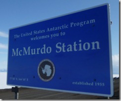 Welcome to McMurdo!