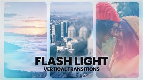 Videohive Flash Light Transitions 56023001 - GraphicsMarket.net