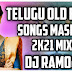 Telugu old songs mashup theenmar style mix by dj Ramoji 