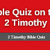 Malayalam Bible Quiz on 2 Timothy: How Much Do You Know About 2 Timothy? Test Your Knowledge With This Bible Quiz