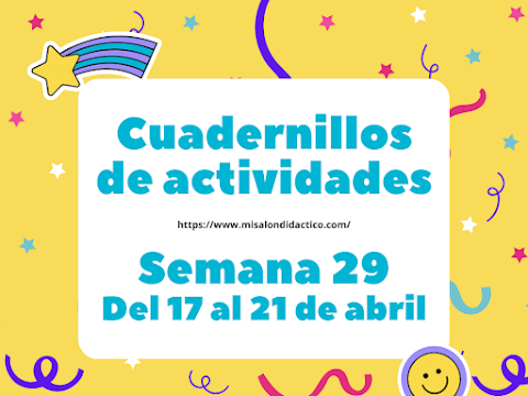 Semana 29: Cuadernillo de actividades 2° grado