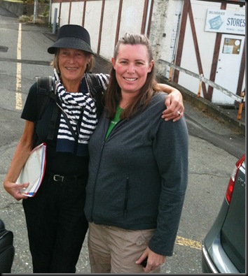 Anna and Jen in Victoria
