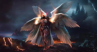 An Angel of God with Six wings