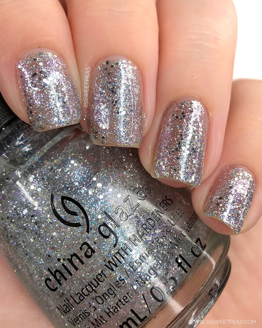 China Glaze T IS FOR TINSEL 25 Sweetpeas