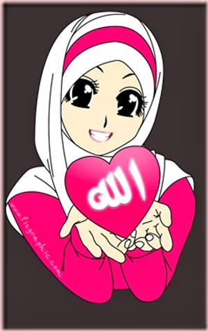 Kumpulan Gambar dan Foto Gambar Kartun  Wanita Muslimah  Comel