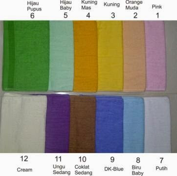 Warna Handuk Merk Anjoly