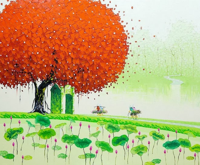 27 Beautiful and Vivid Paintings By Phan Thu