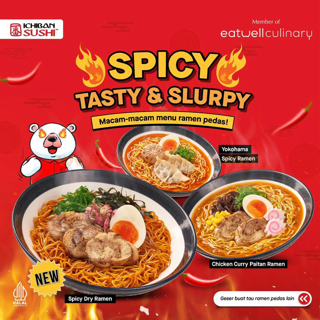 BARU! RAMEN SPICY TASTY & SLURPY dari ICHIBAN SUSHI