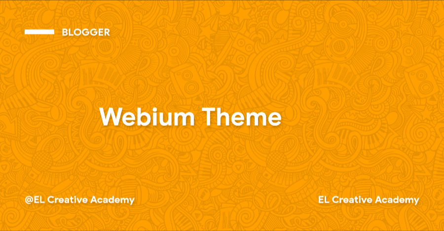 Webium: Template Blogger Mirip Medium Gratis!